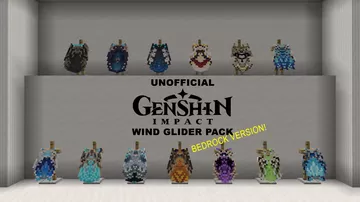 Genshin Impact Wind Glider Elytra Pack